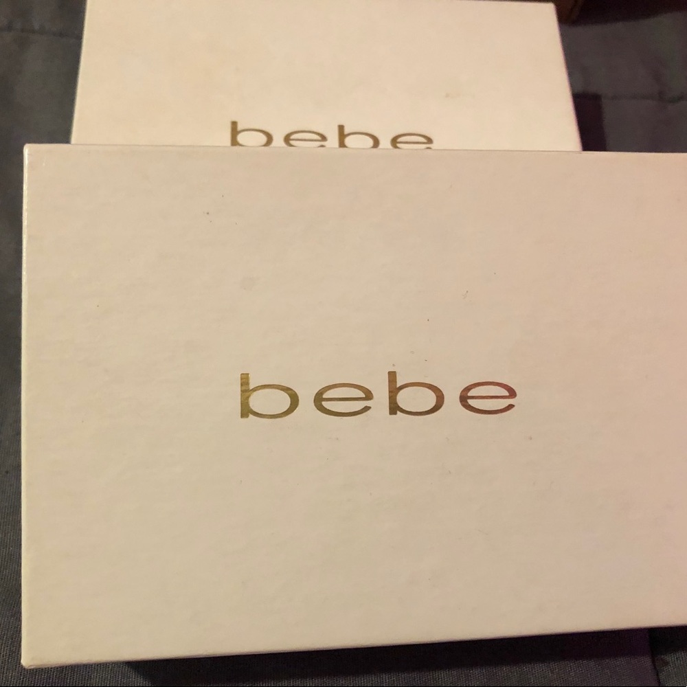 Bebe red and gold bangle bracelets